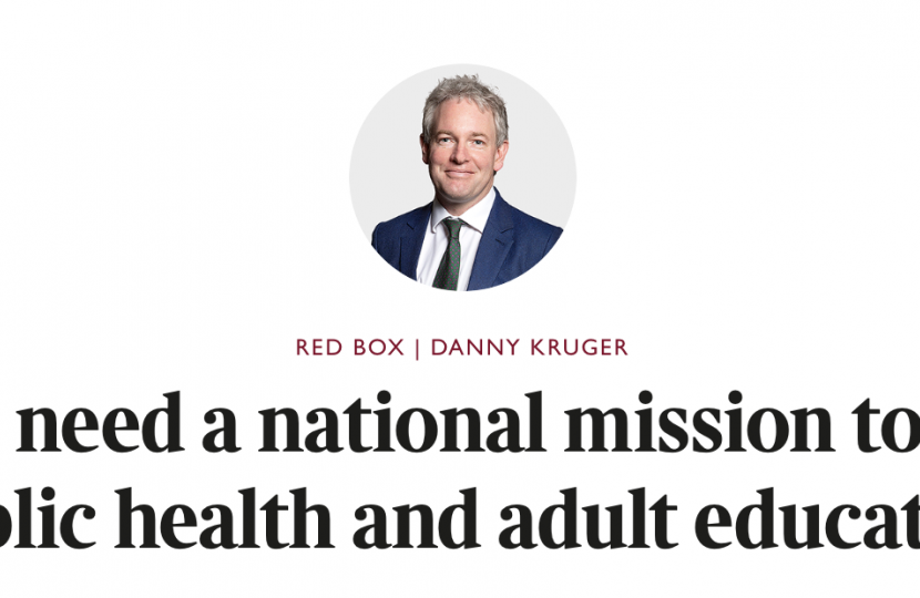 The Times headline of Danny Kruger